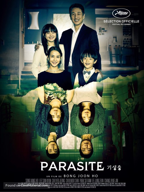 Parasite (2019) French movie poster