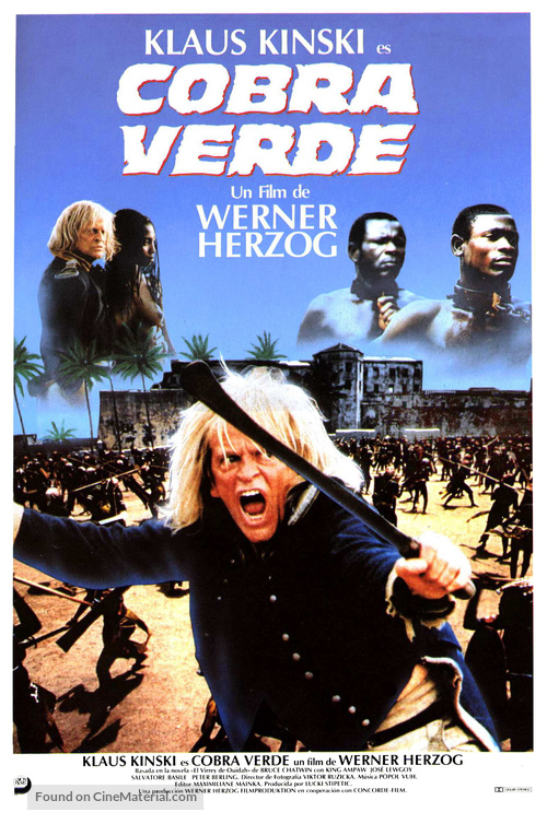 Cobra Verde - Spanish Movie Poster