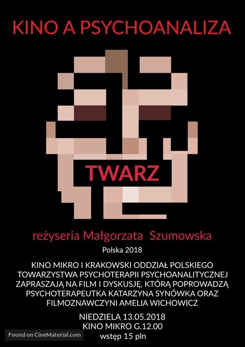 Twarz - Polish poster