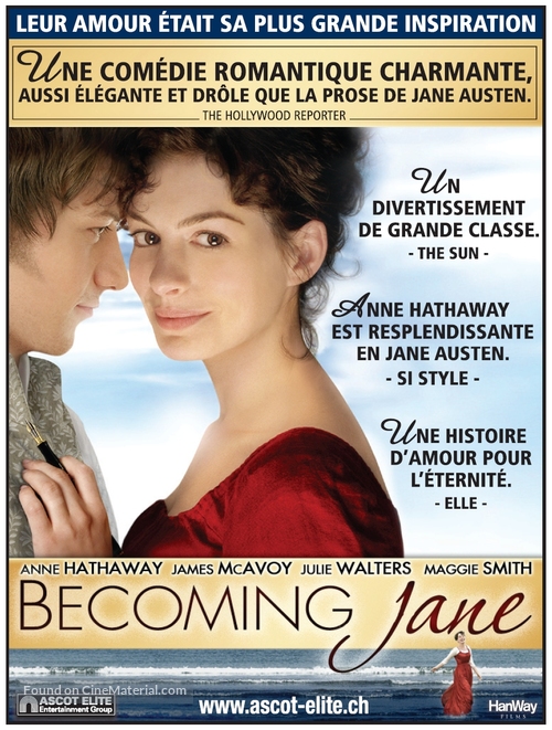 Becoming Jane - Swiss Movie Poster