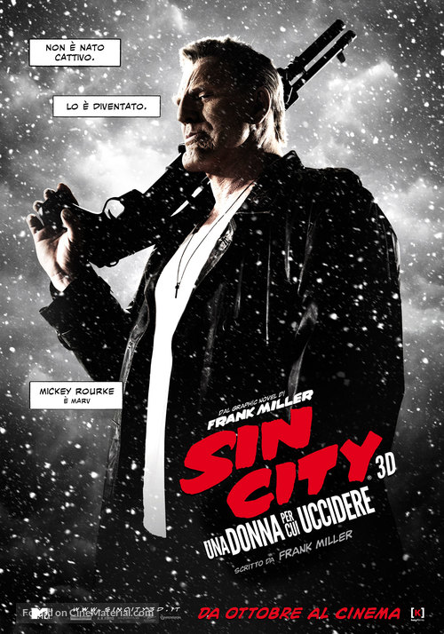 Sin City: A Dame to Kill For - Italian Movie Poster