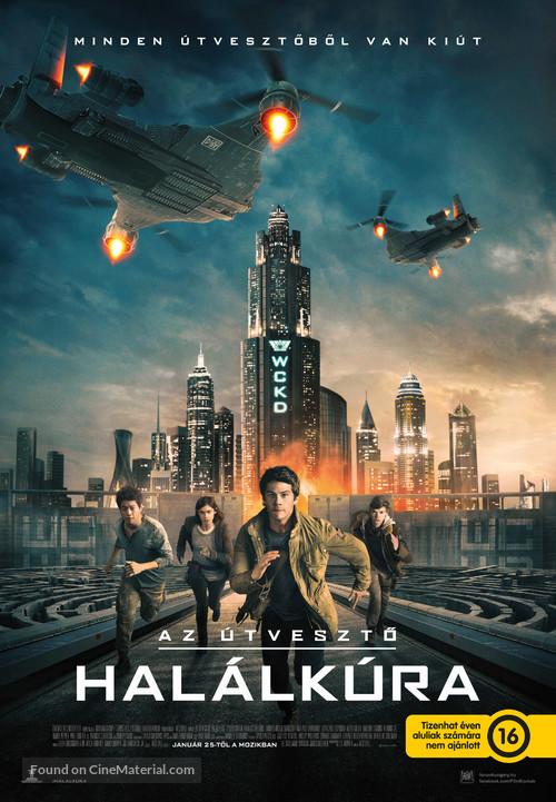 Maze Runner: The Death Cure - Hungarian Movie Poster