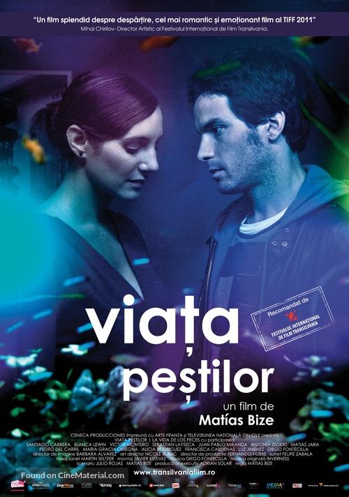 La vida de los peces - Romanian Movie Poster