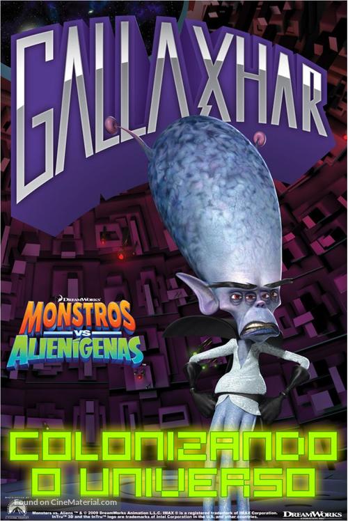 Monsters vs. Aliens - Portuguese Movie Poster