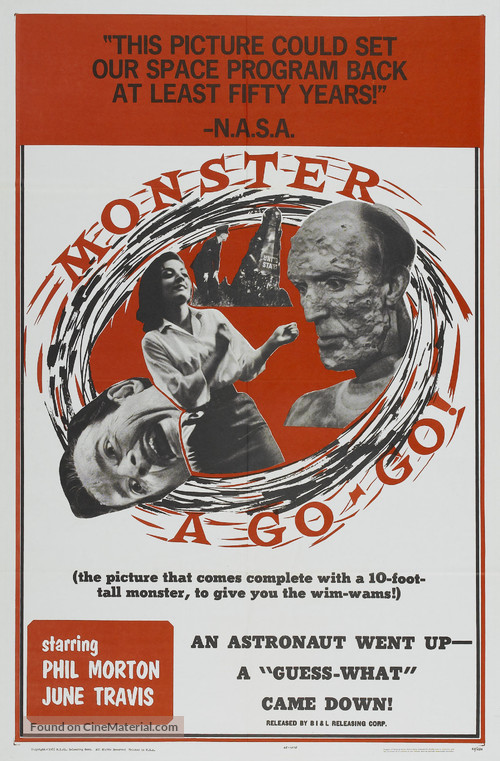 Monster A Go-Go - Movie Poster