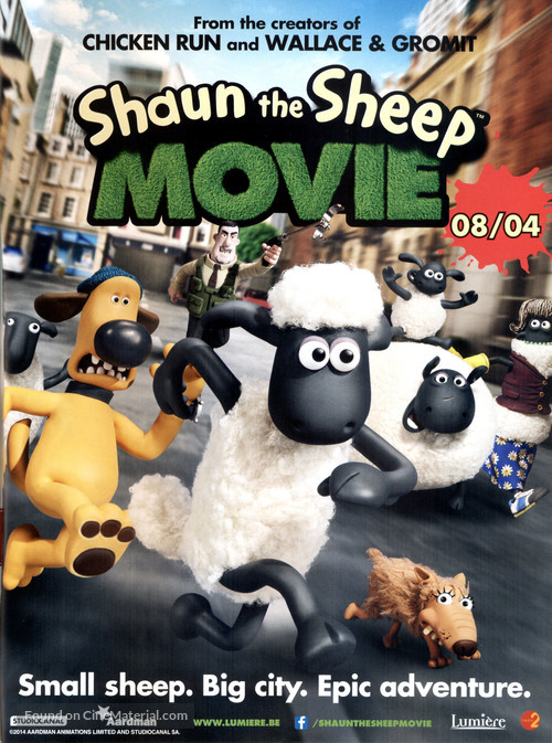 Shaun the Sheep - Belgian Movie Poster