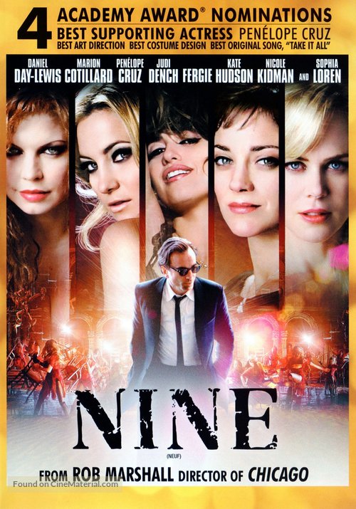 Nine - Canadian DVD movie cover