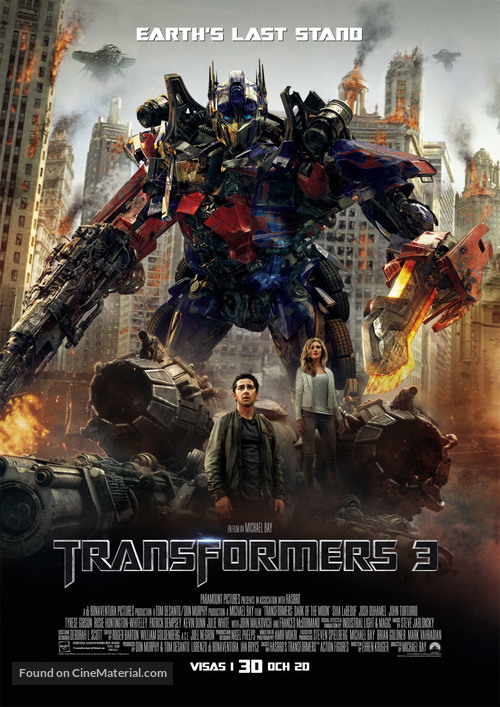 Transformers: Dark of the Moon - Swedish Movie Poster