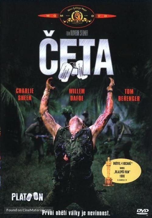 Platoon - Czech DVD movie cover