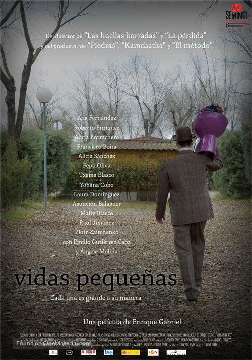 Vidas peque&ntilde;as - Spanish Movie Poster