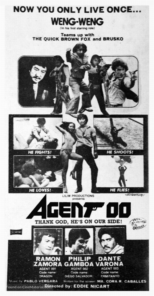 Agent 00 - Philippine Movie Poster