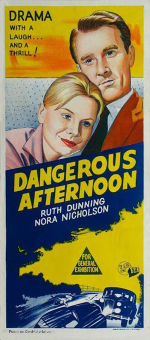 Dangerous Afternoon - Australian Movie Poster