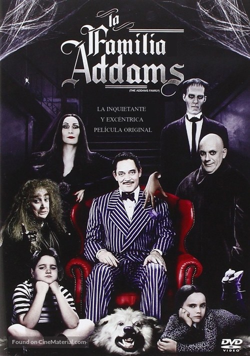 The Addams Family - Spanish DVD movie cover
