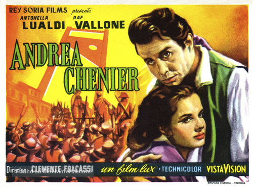 Andrea Ch&eacute;nier - Spanish Movie Poster