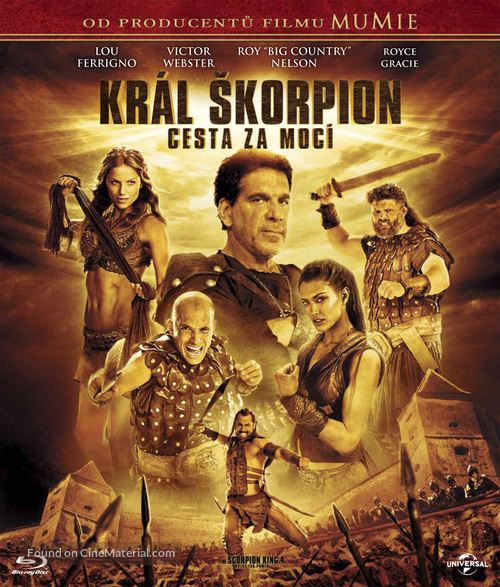 The Scorpion King: The Lost Throne - Czech Blu-Ray movie cover