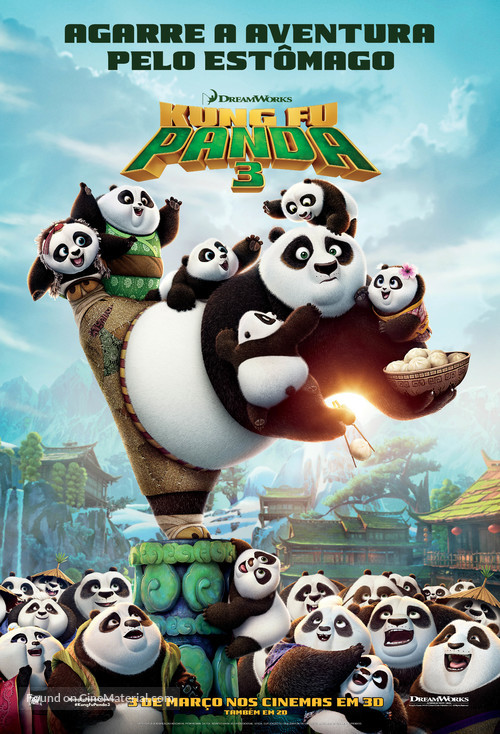 Kung Fu Panda 3 - Brazilian Movie Poster