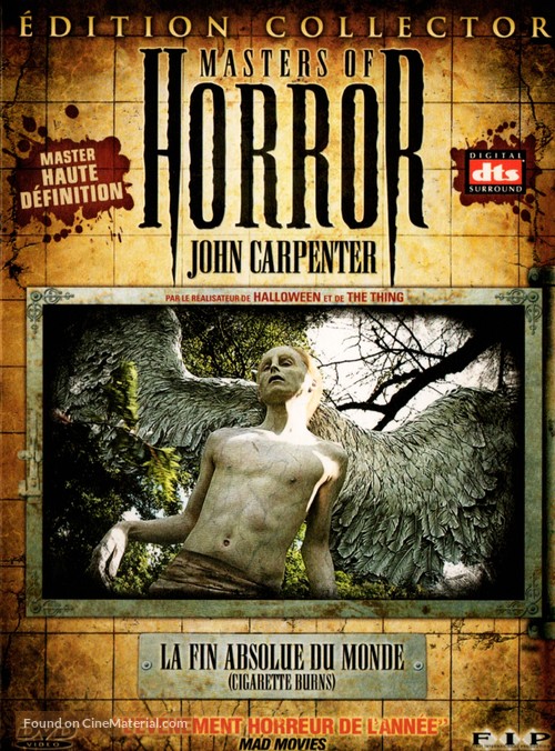 &quot;Masters of Horror&quot; John Carpenter&#039;s Cigarette Burns - French Movie Cover