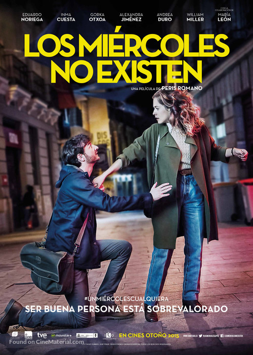 Los mi&eacute;rcoles no existen - Spanish Movie Poster