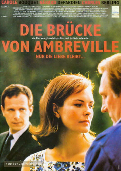 Un pont entre deux rives - German Movie Poster