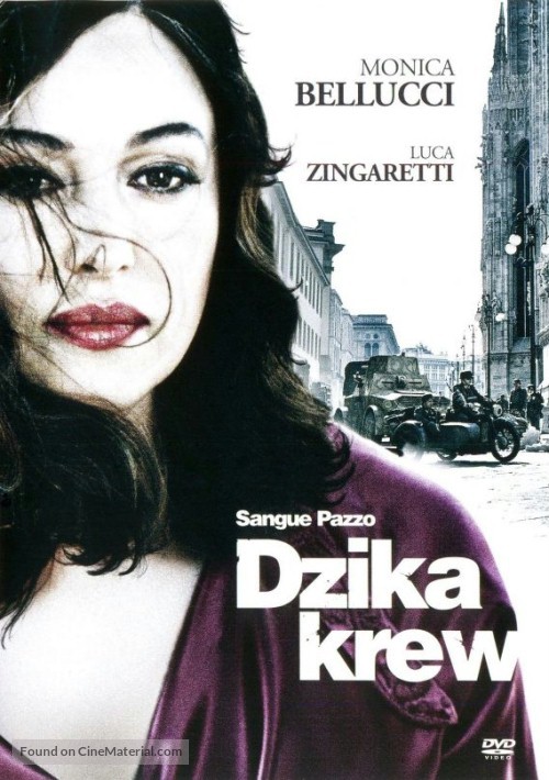 Sangue pazzo - Polish DVD movie cover