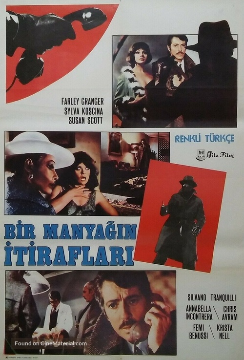 Rivelazioni di un maniaco sessuale al capo della squadra mobile - Turkish Movie Poster
