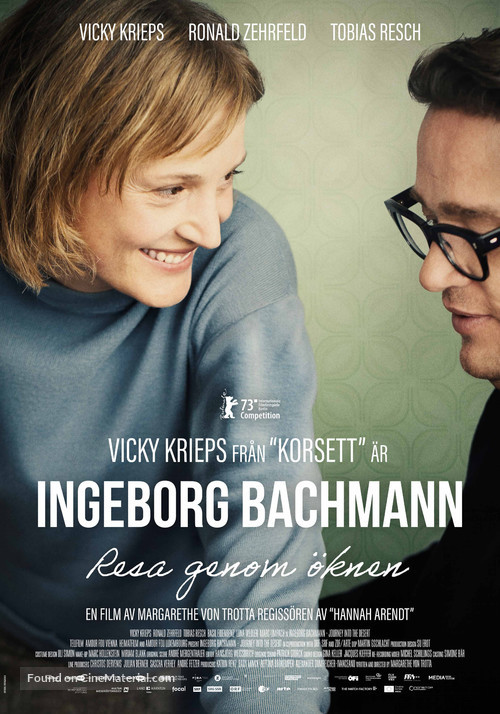 Ingeborg Bachmann - Reise in die W&uuml;ste - Swedish Movie Poster