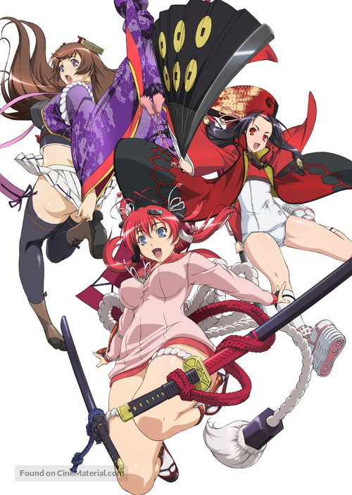 &quot;Hyakka Ryoran: Samurai Girls&quot; - Japanese Key art