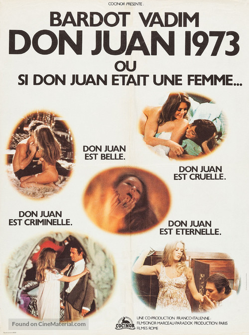 Don Juan ou Si Don Juan &eacute;tait une femme... - French Movie Poster