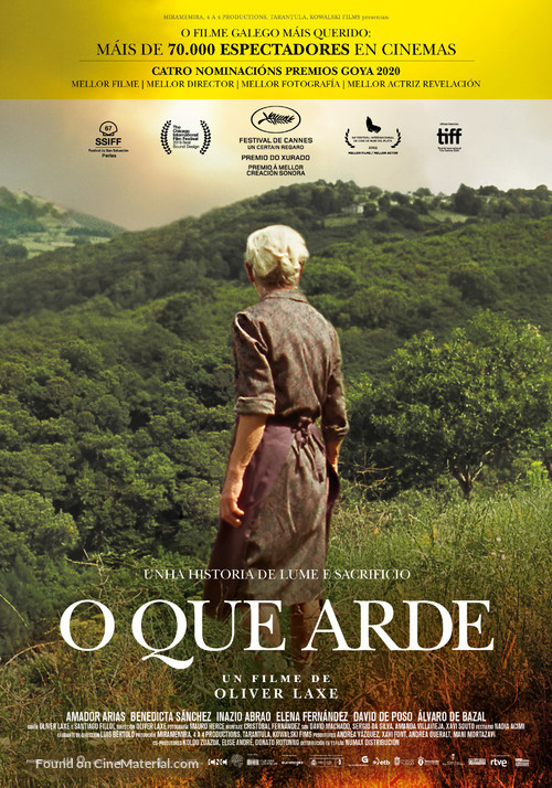 O que arde - Spanish Movie Poster