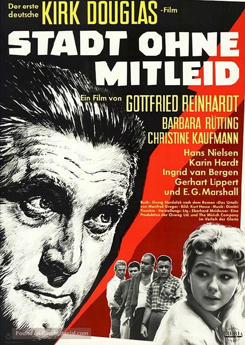 Town Without Pity - German Movie Poster