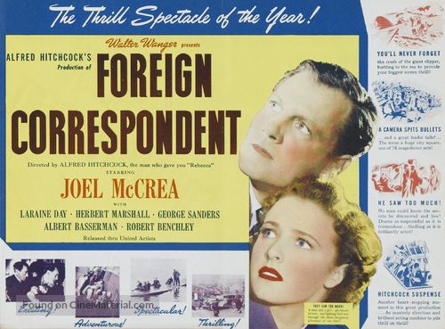 Foreign Correspondent - poster