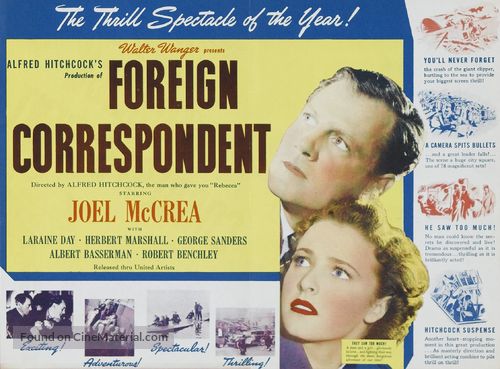 Foreign Correspondent - poster