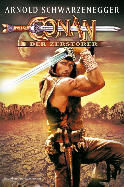 Conan The Destroyer - German DVD movie cover