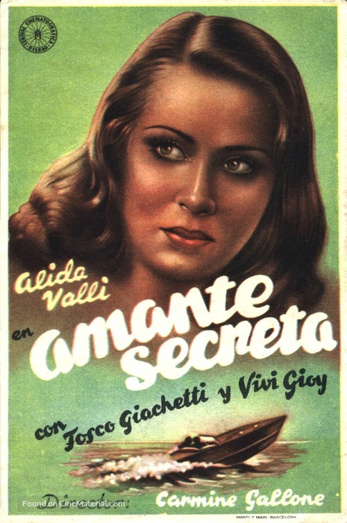 L&#039;amante segreta - Spanish Movie Poster