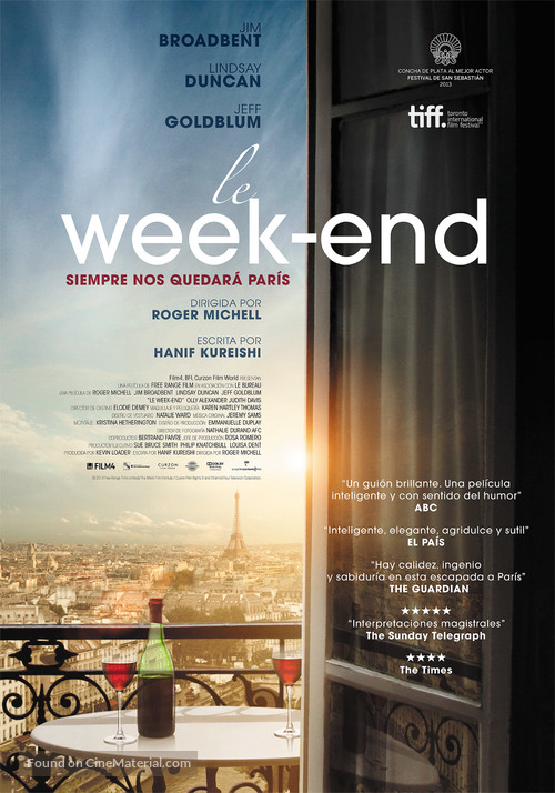 Le Week-End - Spanish Movie Poster