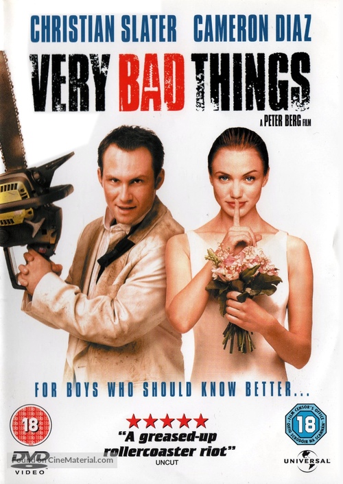 Very Bad Things - British DVD movie cover