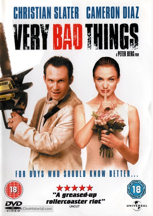 Very Bad Things - British DVD movie cover