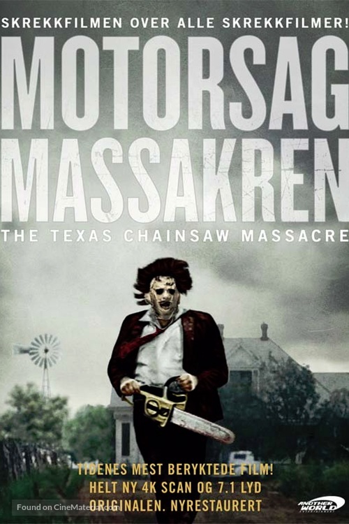 The Texas Chain Saw Massacre - Norwegian Movie Poster