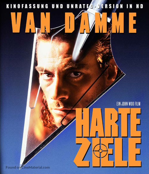 Hard Target - German Blu-Ray movie cover