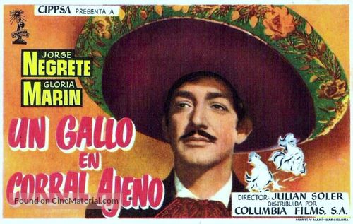 Gallo en corral ajeno, Un - Spanish Movie Poster