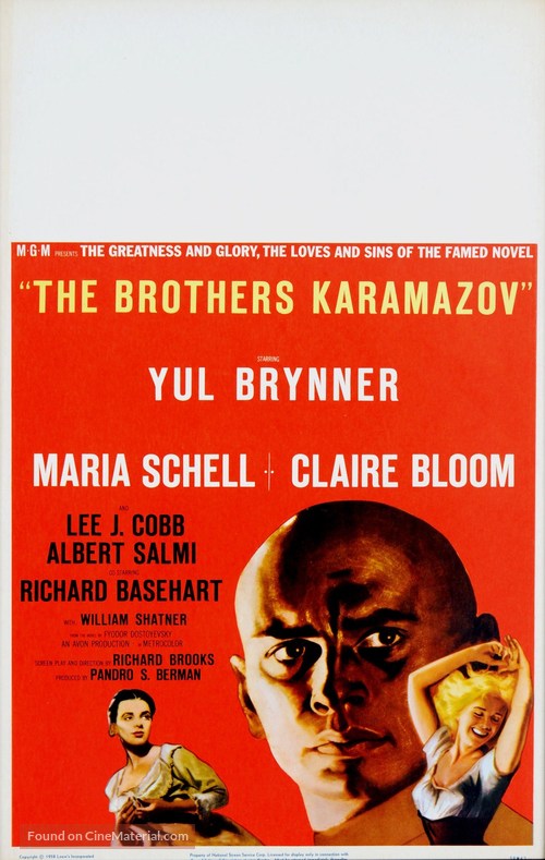 The Brothers Karamazov - Movie Poster