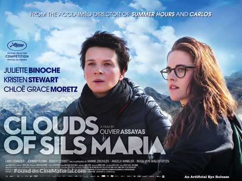 Clouds of Sils Maria - British Movie Poster