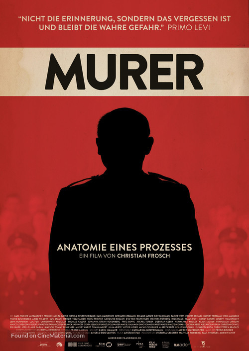 Murer: Anatomie eines Prozesses - German Movie Poster
