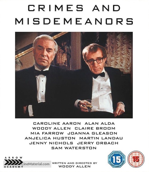 Crimes and Misdemeanors - British Movie Cover