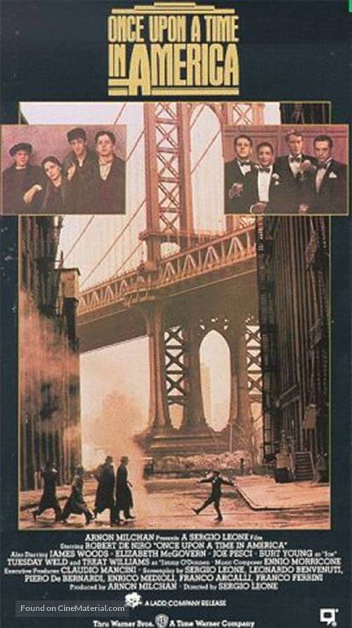 Once Upon a Time in America - VHS movie cover