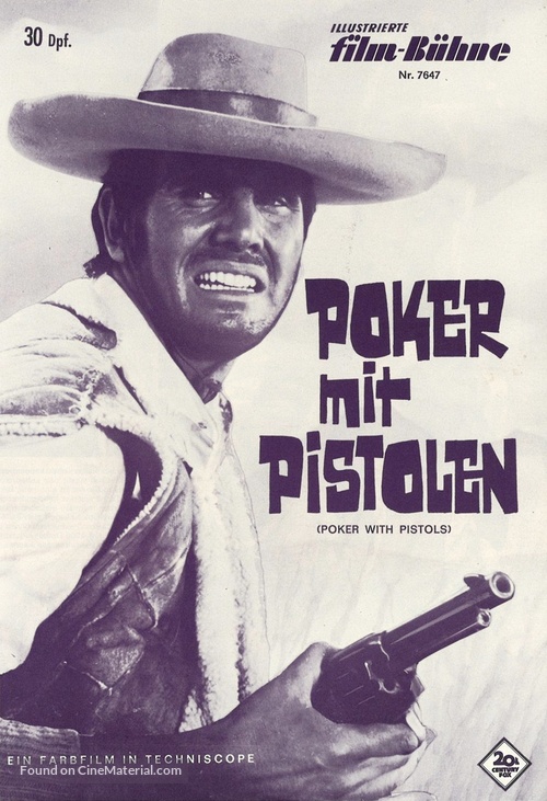 Un poker di pistole - German poster