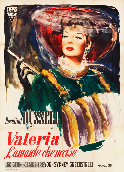 The Velvet Touch - Italian Movie Poster