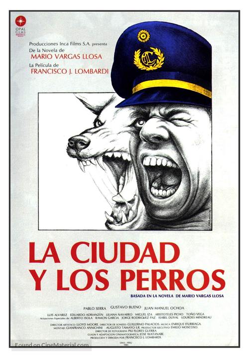 Ciudad y los perros, La - Spanish Movie Poster