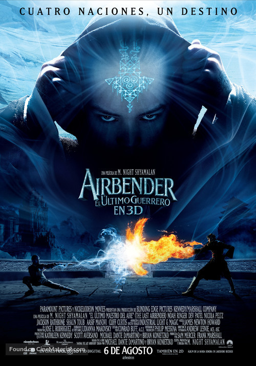 The Last Airbender - Spanish Movie Poster