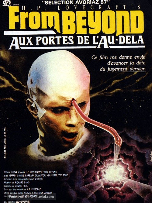From Beyond - French Movie Poster